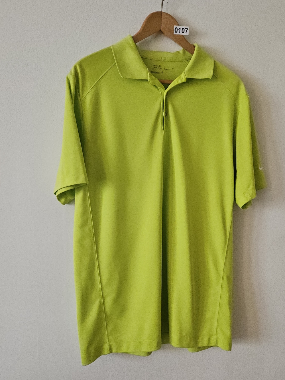 Nike Men's Bright Lime Green Performance Polo